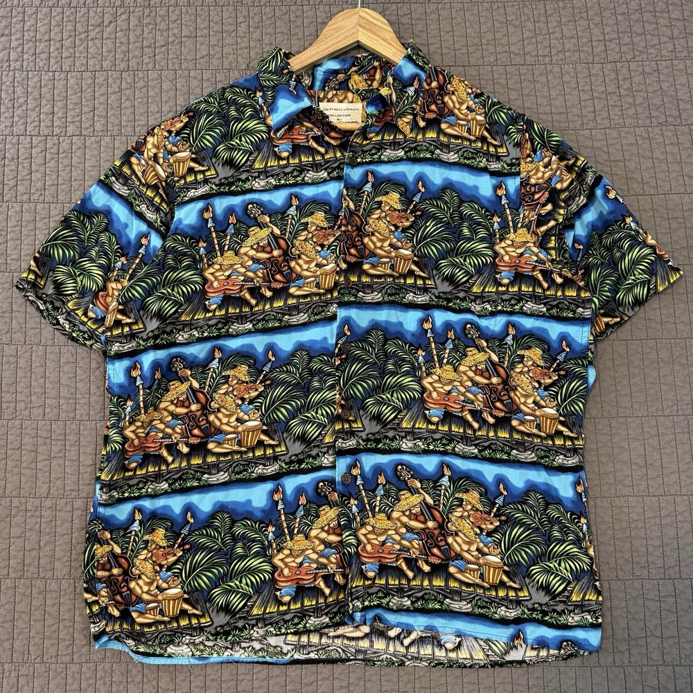 Vintage Reyn Spooner Dietrich Varez Shirt Men's Large Hawaiian Surf Aloha Summer